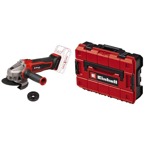 Einhell Akku-Winkelschleifer TE-AG 18/115 Q Li-Solo Power X-Change (18V, Ø115 mm, 28 mm Schnitttiefe, Quick Fix Nut, ohne Trennscheibe, ohne Akku, inkl. Koffer) von Einhell