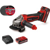 Einhell Akku-Winkelschleifer "TE-AG 18/125-2 Li (1x4,0Ah)" Inkl. Akku und Ladegerät von Einhell