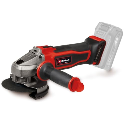 Einhell Akku-Winkelschleifer TE-AG 18/125-2 Li - Solo Power X-Change (18 V, 125 mm Scheiben-Ø, 33 mm Schnitttiefe, Softstart, Trennschutz, ohne Trennscheibe, ohne Akku) von Einhell