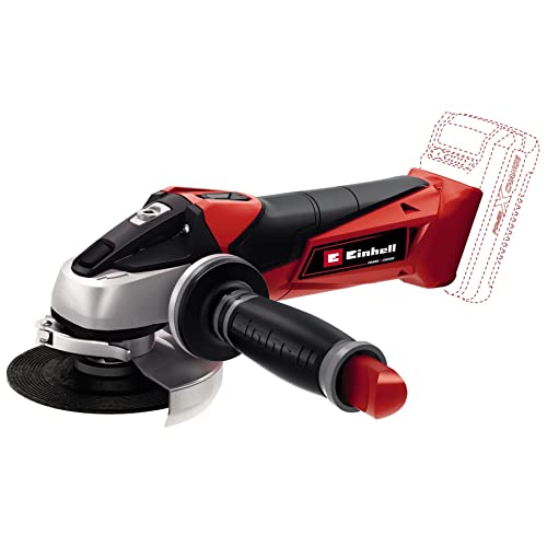 Einhell Akku-Winkelschleifer TE-AG 18/115 Li-Solo Power X-Change (18 V, 115 mm Scheibendurchmesser, 28 mm Schnitttiefe, Softstart, ohne Trennscheibe, ohne Akku) von Einhell