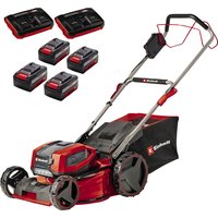 Einhell Akkurasenmäher "Professional GP-CM 36/47 S Li BL", 4 x 4 Ah Akku und 2 Twincharger von Einhell