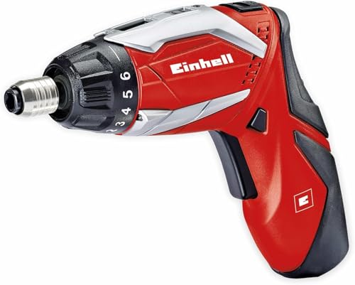 Einhell Akkuschrauber Set TE-SD 3,6 Li (3,6 V, 1,5 Ah, 3.5 Nm Drehmoment, 2x LED-Licht, inkl. Ladegerät, 32 tlg. Bitset, Aufbewahrungsbox) von Einhell