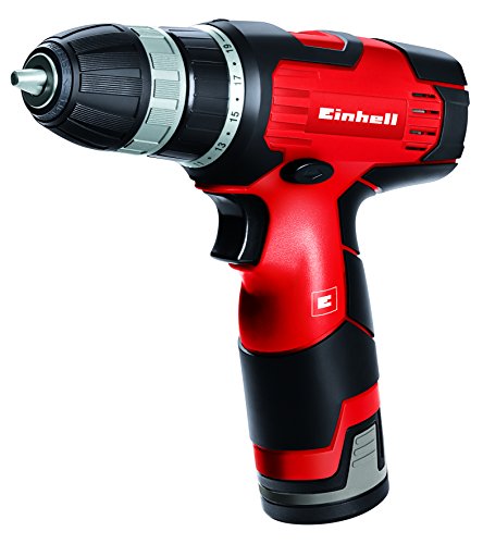 Einhell Akkuschrauber TH-CD 12 Li, Li-Ion, 12 V, 1,3 Ah, 1 Gang, 22 Nm, Schlanke Bauform, Magnet-Schraubenhalter von Einhell