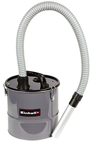Original Einhell Aschefilter 12 L (12 Liter Behälter, Saugeranschluss, Aluminium-Saugrohr, metallverstärkter Saugschlauch, Schnellverschlüsse, Tragegriff) von Einhell