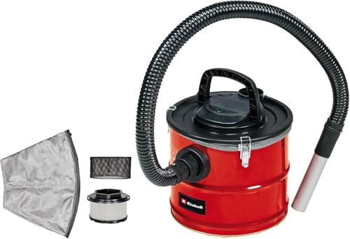 Einhell Aschesauger TC-AV 1718 D (1.200 Watt, Saugleistung 170 mbar, 18 l Weißblech-Auffangbehälter m. Schnellverschlüssen, Feinstaubvorfilter, Filterkartusche) von Einhell