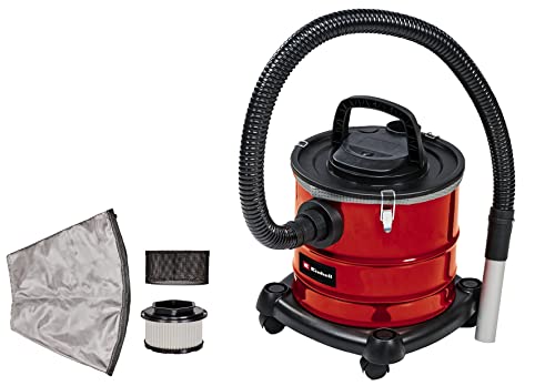 Einhell Aschesauger TC-AV 1720 DW (1.250 Watt, Saugleistung 175 mbar, inkl. Feinstaubvorfilter, 20 L Auffangbehälter, Saugschlauch und Saugrohr aus Aluminium) Räder von Einhell