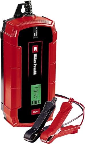 Einhell Batterie-Ladegerät CE-BC 10 M (intelligentes Batterieladegerät mit Mikroprozessorsteuerung für verschiedenste Batterietypen, u.a. Kfz/Krad, max. 10 Ampere Ladestrom) von Einhell
