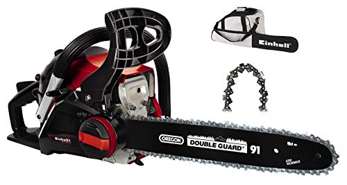 Einhell Benzin-Kettensäge GC-PC 1435 I TC Kit (1400 W, 41 cm³, OREGON-Sägekette und -Qualitätsschwert 35cm, Rückschlagschutz mit Sofort-Kettenbremse, werkzeuglose Kettenspannung & -wechsel) von Einhell