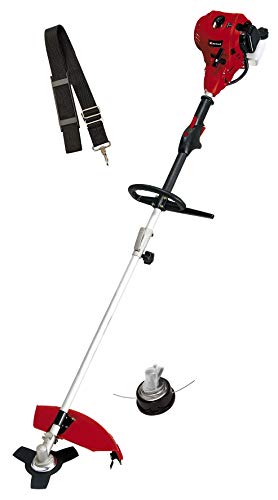 Einhell Benzin-Sense GC-BC 30/1 I AS (1 kW, vibrationsarmer 2-Takt-Motor, digitale Zündung, Alu-Hand-/Bikegriff mit Bedienelementen, inkl. 3-Zahn-Messer + Doppelfadenspule) von Einhell