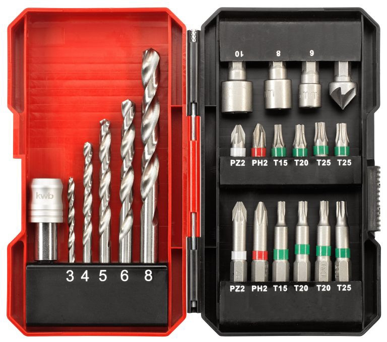 Einhell Bit-Bohrerbox 22-teilig Sechskant von Einhell