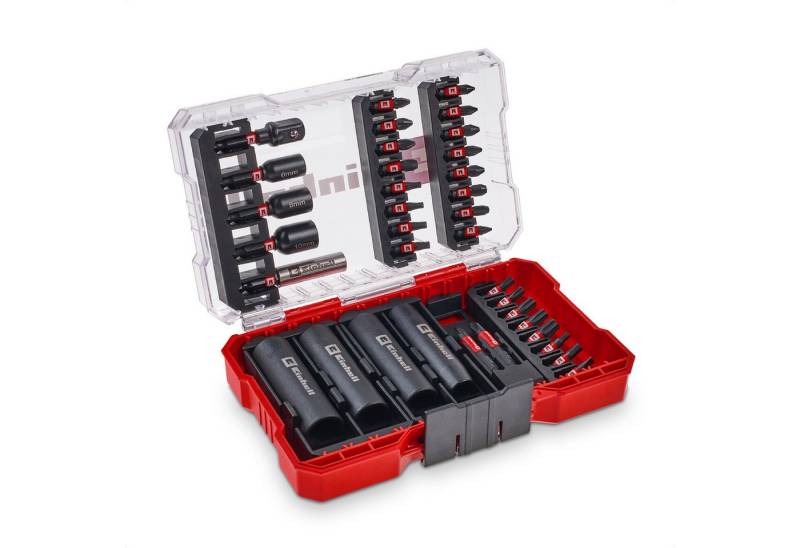 Einhell Bit-Set, 34-St., M-CASE 35-tlg. Impact-Bit- und Stecknuss-Set von Einhell