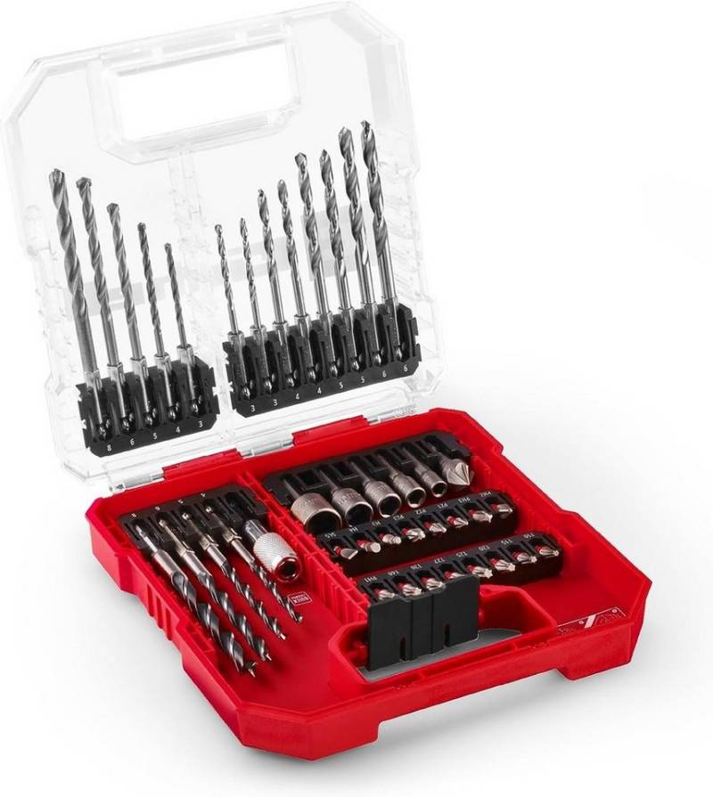 Einhell Bit-Set, 40-St., L-CASE 40-tlg. Bit- und Bohrer-Set 25-mm-Bits, Schnellwechselbithalter Einhell Bit-Set, 40-St., L-CASE 40-tlg. Bit- und Bohrer-Set 25-mm-Bits, Schnellwechselbithalter von Einhell