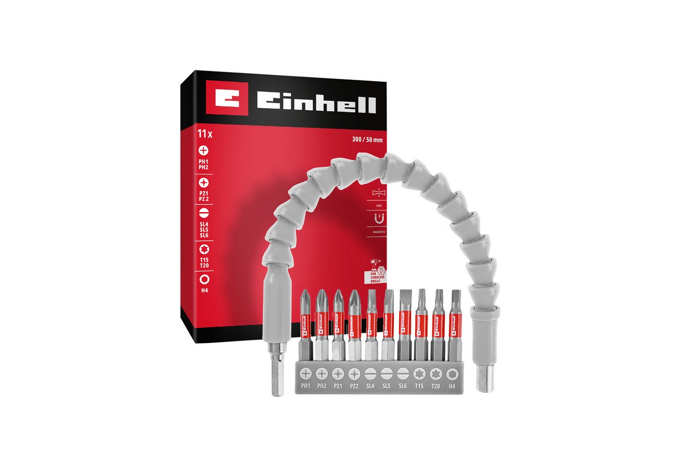 Einhell Bit-Set EINHELL Bit-Set, 133115, mit biegsamer Welle, 11-teilig Einhell Bit-Set EINHELL Bit-Set, 133115, mit biegsamer Welle, 11-teilig von Einhell