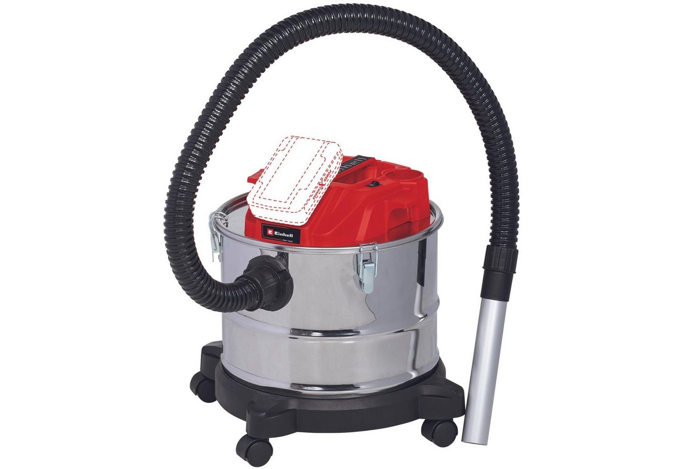 Einhell Saugroboter EINHELL TE-AV 18/15 Li C-Solo, Aschesauger, (ohne Einhell Saugroboter EINHELL TE-AV 18/15 Li C-Solo, Aschesauger, (ohne von Einhell
