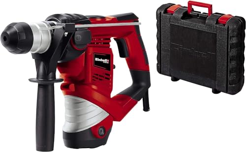 Einhell Bohrhammer TC-RH 900 (900 Watt, Bohren, Hammerbohren, Meißeln mit Meißelfixierung, Überlastrutschkupplung, pneumatisches Schlagwerk, SDS-plus-Werkzeugaufnahme) Einhell Bohrhammer TC-RH 900 (900 Watt, Bohren, Hammerbohren, Meißeln mit Meißelfixierung, Überlastrutschkupplung, pneumatisches Schlagwerk, SDS-plus-Werkzeugaufnahme) von Einhell