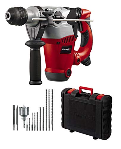Einhell Bohrhammer-Set RT-RH 32 Kit (1.250 W, 3 Funktionen, pneumatisches Schlagwerk, SDS-plus-Werkzeugaufnahme, inkl. Spitz-/Flachmeißel, Bohrkrone, 10 Bohrer, Koffer) Einhell Bohrhammer-Set RT-RH 32 Kit (1.250 W, 3 Funktionen, pneumatisches Schlagwerk, SDS-plus-Werkzeugaufnahme, inkl. Spitz-/Flachmeißel, Bohrkrone, 10 Bohrer, Koffer) von Einhell
