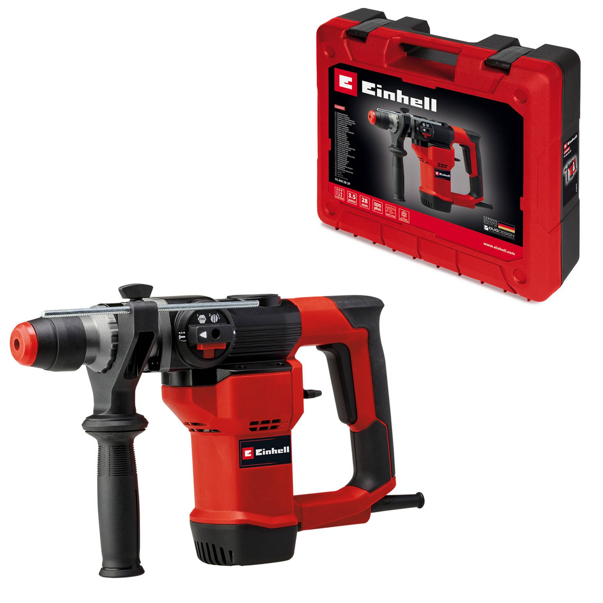 Einhell Bohrhammer 'TC-RH 28 3F' 950 W mit Koffer Einhell Bohrhammer 'TC-RH 28 3F' 950 W mit Koffer von Einhell