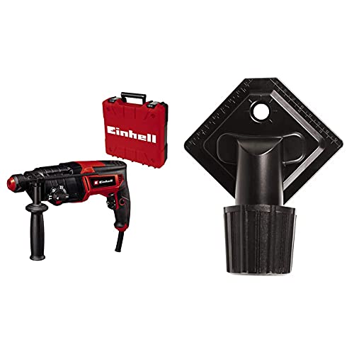 Einhell Bohrhammer TC-RH 800 4F (800 W, 2.6 Joule, Bohren + Hammerbohren + Meißeln mit/ohne Fixierung, pneumatisches Schlagwerk, SDS-Plus, Dauerlaufarretierung, inkl. E-Box, Bohrdüse) von Einhell