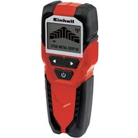 Einhell - Digitales Ortungsgerät tc-md 50 (Ortung v. Metallen, Holz, elektr. Leitungen in Trockenbau, Schutzgleiter, Softgrip, automatische von Einhell