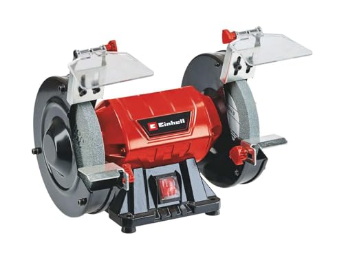 Einhell Doppelschleifer TC-BG 150 (max. 150 W, Ø150 x ø32 x 16 mm Schleifscheiben, Funkenschutz, Formkorrekturen und Anschliffe, inkl. Grob- und Feinschleifscheibe K36/K60) von Einhell