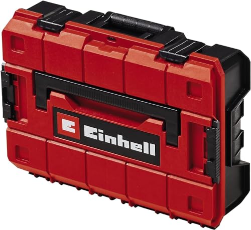 Original Einhell E-Case S-F Systemkoffer (max. 25 kg, universelle Aufbewahrung und Transport von Zubehör und Werkzeug, stapelbar, spritzwassergeschützt, inkl. 2x Schaumstoffeinlagen) von Einhell