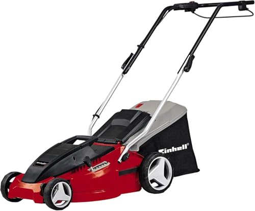 Einhell Elektro Rasenmäher GC-EM 1742 (1.700W, 42cm Schnittbr., 50L Fangbox, 20-65mm Schnitth., klappb. Führungsholm, leicht und robust) von Einhell