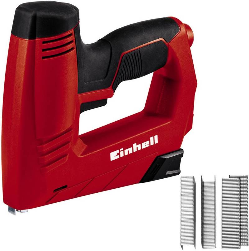 Einhell Elektro-Tacker TC-EN 20 E, 220-240 in V, (Set), inkl. 1.000 Klammern und 500 Nägel von Einhell