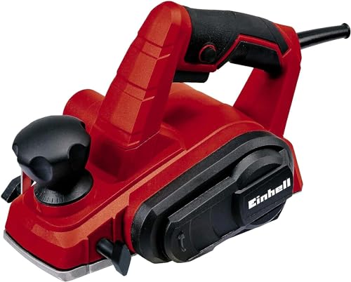 Einhell Elektrohobel TC-PL 750 (750 W, bis 2mm Spantiefe, große Messerwelle, automatischer Parkschuh, inkl. Parallel-/Falztiefenanschlag, Wendemesser) von Einhell