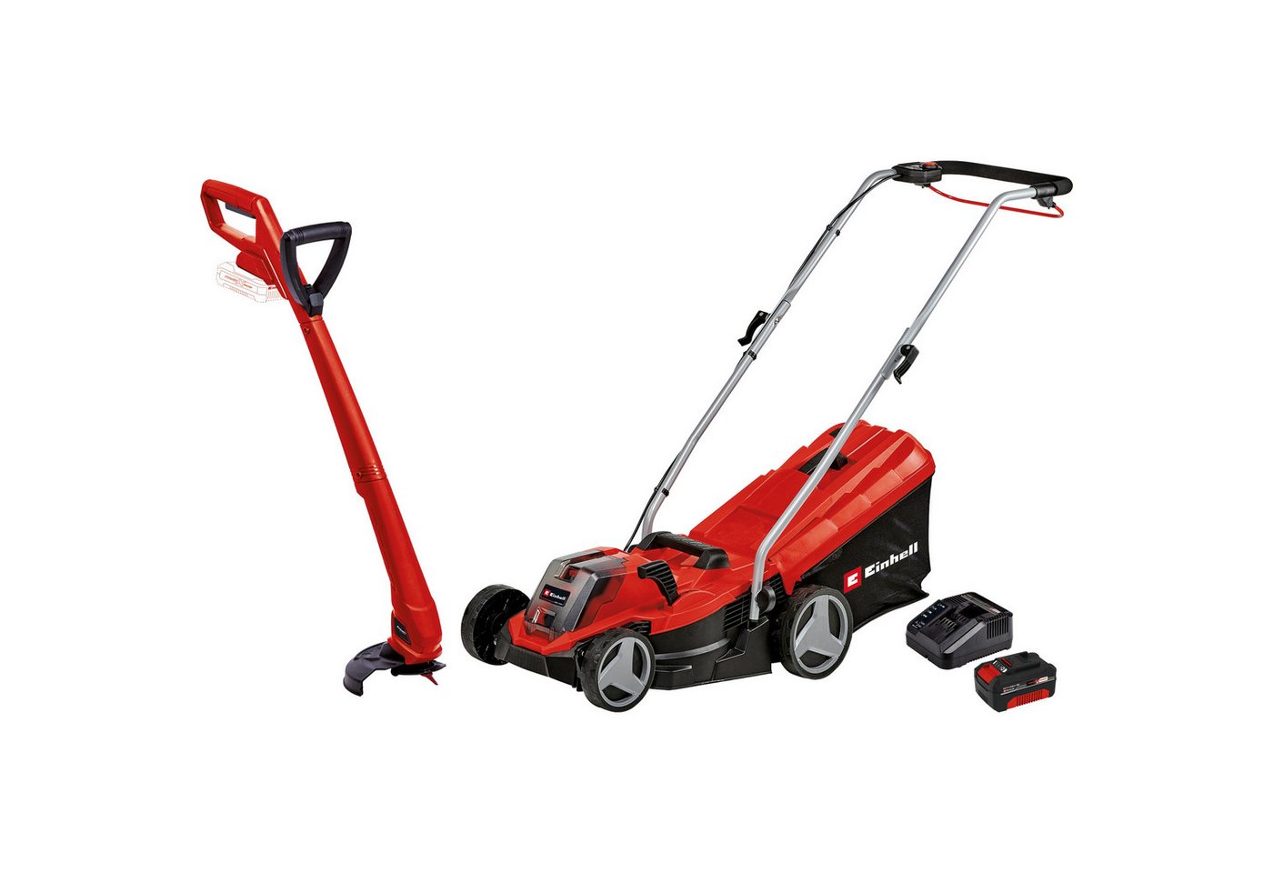 Einhell Akkurasenmäher EINHELL Maschinen-Set GE-CM 18/33-2 Li Set Einhell Akkurasenmäher EINHELL Maschinen-Set GE-CM 18/33-2 Li Set von Einhell