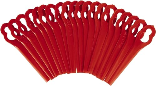 Original Einhell Ersatzmesser-Set (Rasentrimmer-Zubehör, passend für Einhell Akku-Rasentrimmer GE-CT 18 Li, GC-CT 18/24 Li, GC-CT 18/24 Li P, Schnittbreite 24 cm), Red von Einhell