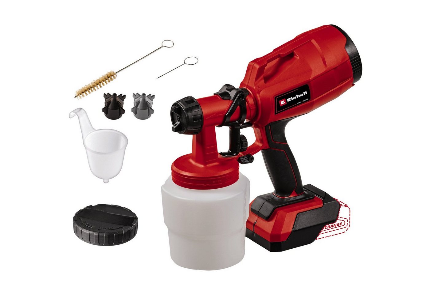Einhell Farbsprühpistole EINHELL Power X-Change Akku-Farbsprühsystem TC-SY Einhell Farbsprühpistole EINHELL Power X-Change Akku-Farbsprühsystem TC-SY von Einhell