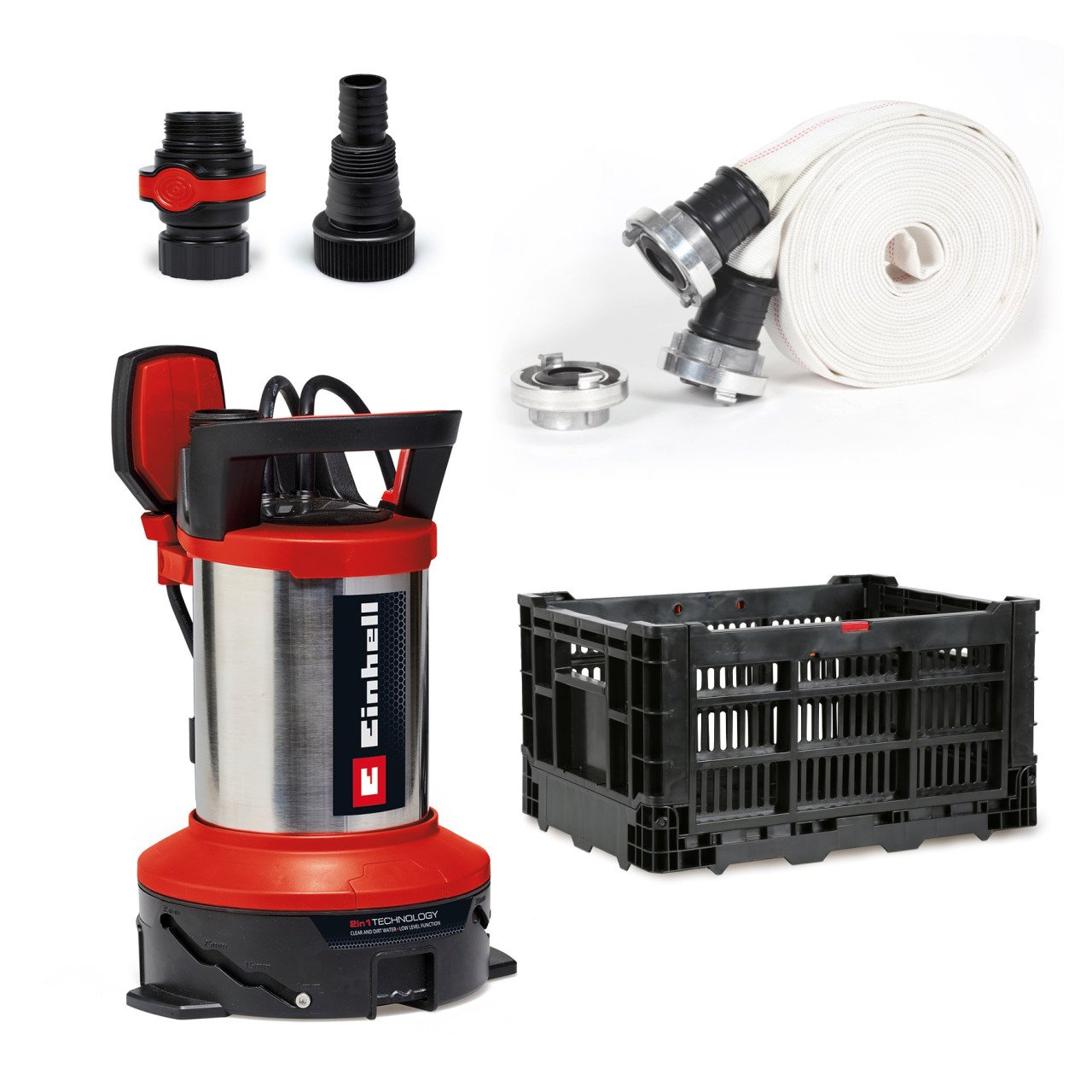 Einhell Flutset Tauchpumpe GE-DP 7535 N LL ECO 18.500 l/h von Einhell