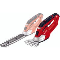 Einhell Akku-Gras- und Strauchschere GE-CG 12 Li (Lithium-Ionen, 12 V, 1,5 Ah, werkzeugloser Messerwechsel, lasergeschnittene Messer, von Einhell