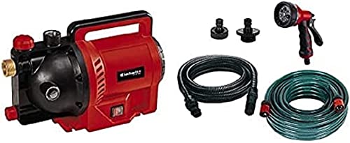 Einhell Gartenpumpe GC-GP 1045 (1.050 W, max. 4500 L/h, max. Förderhöhe 48 m, Wassereinfüllöffnung /-ablassschraube, inkl. 5-tlg. Zubehör-Set) von Einhell