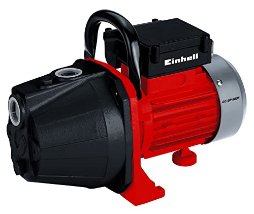 Einhell Gartenpumpe GC-GP 6036 (600 W, max. 4 bar Förderdruck, max. Fördermenge 3600 l/h, max. Saughöhe 8 m, Ein-/Ausschalter, Wassereinfüll-/Wasserablassschraube, Tragegriff) von Einhell