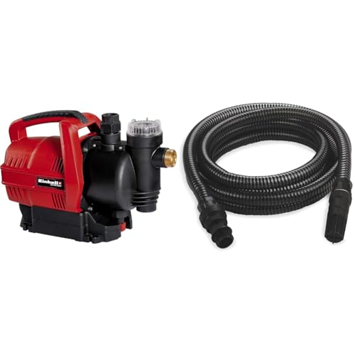 Einhell Hauswasserautomat GC-AW 6333 (630 W, 3,6 bar Druck, 3300 l/h Fördermenge, Vorfilter, Rückschlagventil, autom. Durchflussschalter mit LED-Anzeige, inkl. 4 m Kunststoff Saugschlauch) von Einhell