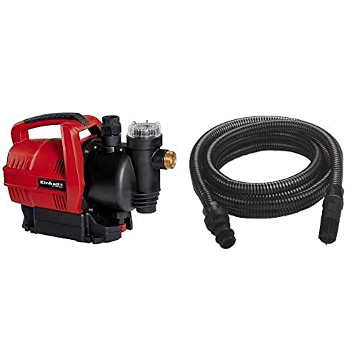 Einhell Hauswasserautomat GC-AW 6333 (630 W, 3,6 bar Druck, 3300 l/h Fördermenge, Vorfilter, Rückschlagventil, autom. Durchflussschalter mit LED-Anzeige, inkl. 7 m Kunststoff Saugschlauch) von Einhell