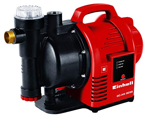 Einhell Hauswasserautomat GC-AW 9036 (900 W, 4,3 bar Druck, 3600 l/h Fördermenge, Vorfilter, Rückschlagventil, automatischer Durchflussschalter mit LED-Anzeige) von Einhell