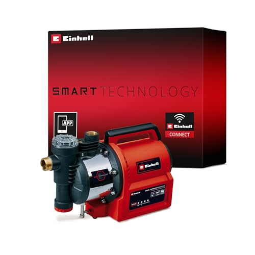 Einhell Automatische Gartenpumpe GE-AW 1144 SMART (Smart Garden, App, Bewässerung per Zeitplan / smart mit KI + Wetterdaten, 4400 L/h Fördermenge, max. 48 m Förderhöhe, Vorfilter) von Einhell