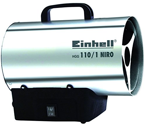 Einhell Heißluftgenerator HGG 110/1 Niro (DE/AT) (Heizmantel aus verzinktem Stahlblech, Gehäuse aus Nirostablech, Piezozündung, Rückbrandsicherung) von Einhell