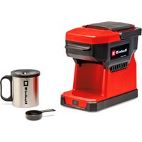Einhell Kaffeepadmaschine "Power X-Change TE-CF 18 Li-Solo", 0,24 l Kaffeekanne, Korbfilter von Einhell