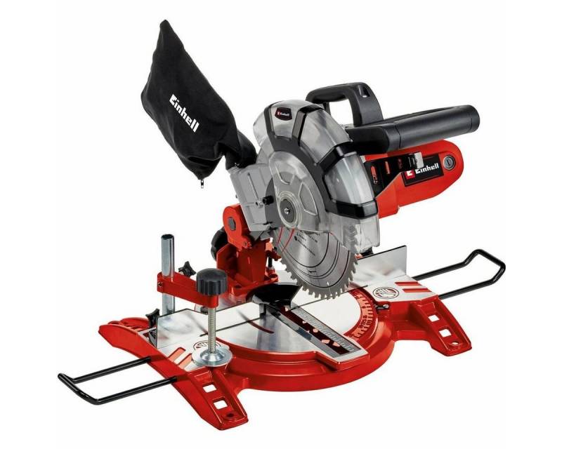 Einhell Kapp- und Gehrungssäge TC-MS 2112, Komplett-Set, inkl. HM-Sägeblatt & Fangsack, einhändige Winkeleinstellung, Spannvorrichtung Einhell Kapp- und Gehrungssäge TC-MS 2112, Komplett-Set, inkl. HM-Sägeblatt & Fangsack, einhändige Winkeleinstellung, Spannvorrichtung von Einhell