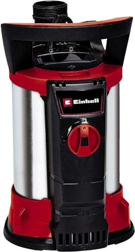 Einhell Klarwasserpume GE-SP 4390 N-A LL ECO (430 Watt, 9000 L/h, max. Förderhöhe 8 m, Anschluss 47,8 mm (G11/2 AG), Rückschlagventil, Kunststoff-Edelstahl-Gehäuse, inkl. Universalanschluss) von Einhell