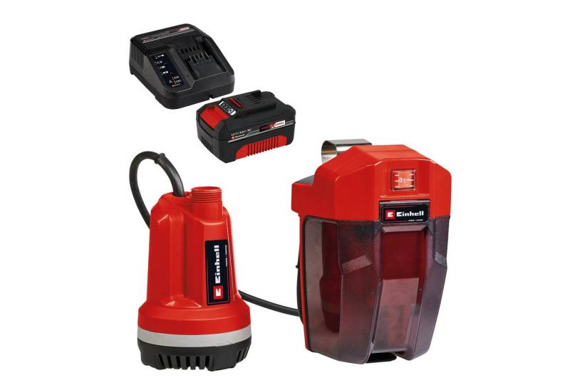 Einhell Akku-Gartenpumpe EINHELL Akku-Klarwasserpumpe GE-PP 18 RB Li + Starterset von Einhell