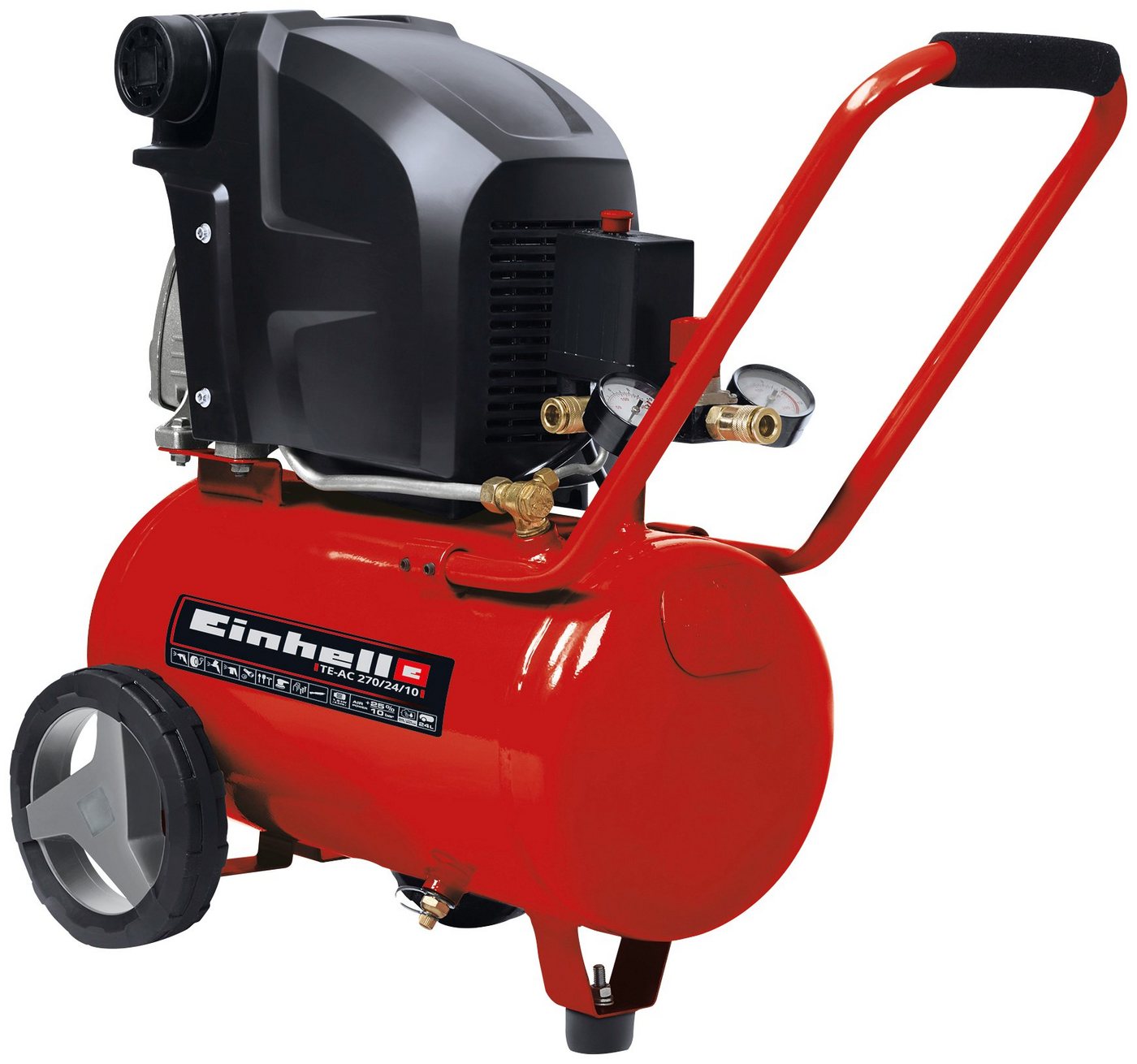 Einhell Kompressor TE-AC 270/24/10, 1800 W, 24 l von Einhell