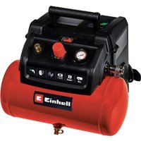 Einhell - Kompressor tc-ac 190/6/8 (1,2 kW, max. 8 bar, 190 L/min Ansaugleistung, 6 Liter Tank, ölfreie Pumpe, Manometer, Schnellkupplung) Einhell - Kompressor tc-ac 190/6/8 (1,2 kW, max. 8 bar, 190 L/min Ansaugleistung, 6 Liter Tank, ölfreie Pumpe, Manometer, Schnellkupplung) von Einhell