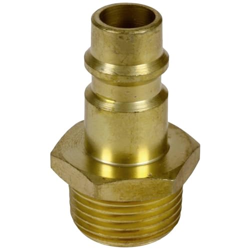 Original Einhell Gewindestecknippel (R 3/8" Außengewinde, Kompressor-Zubehör, aus Messing, passend für diverse Drucklufteinsätze) Original Einhell Gewindestecknippel (R 3/8" Außengewinde, Kompressor-Zubehör, aus Messing, passend für diverse Drucklufteinsätze) von Einhell