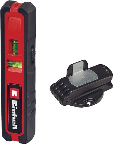 Einhell Lasernivelliergerät TC-LL 1 (horizontale, vertikale u. diagonale Linien, Punktlaser, integrierte Libellen, Softgrip, inkl. Wandhalterung), (L x B x H) 145 x 33 x 23 mm von Einhell