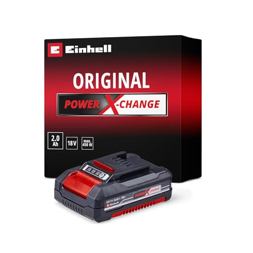 Original Einhell 2,0 Ah System Akku Power X-Change (Li-Ionen Akku, 18 V, 2,0 Ah, passend für alle Power X-Change Geräte) von Einhell