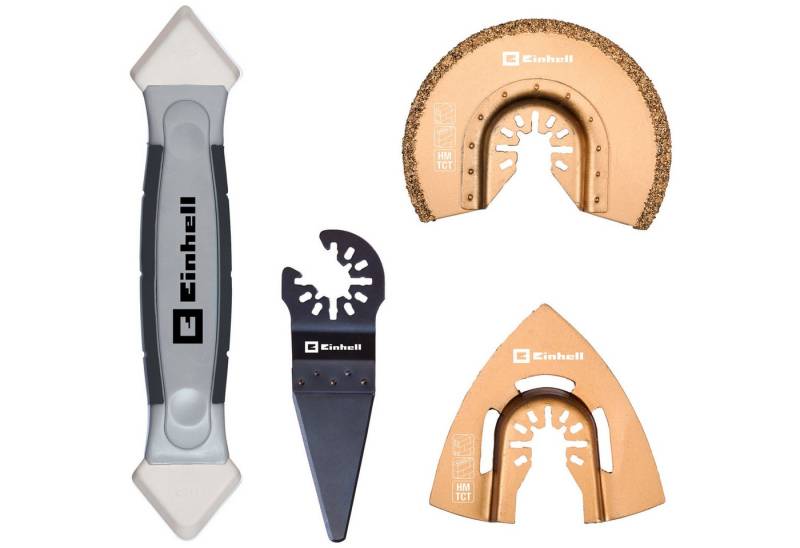 Einhell Multitool EINHELL Multi-Tool-Set Fliesen, 4-teilig, (für Multifunktionswerkzeuge) von Einhell